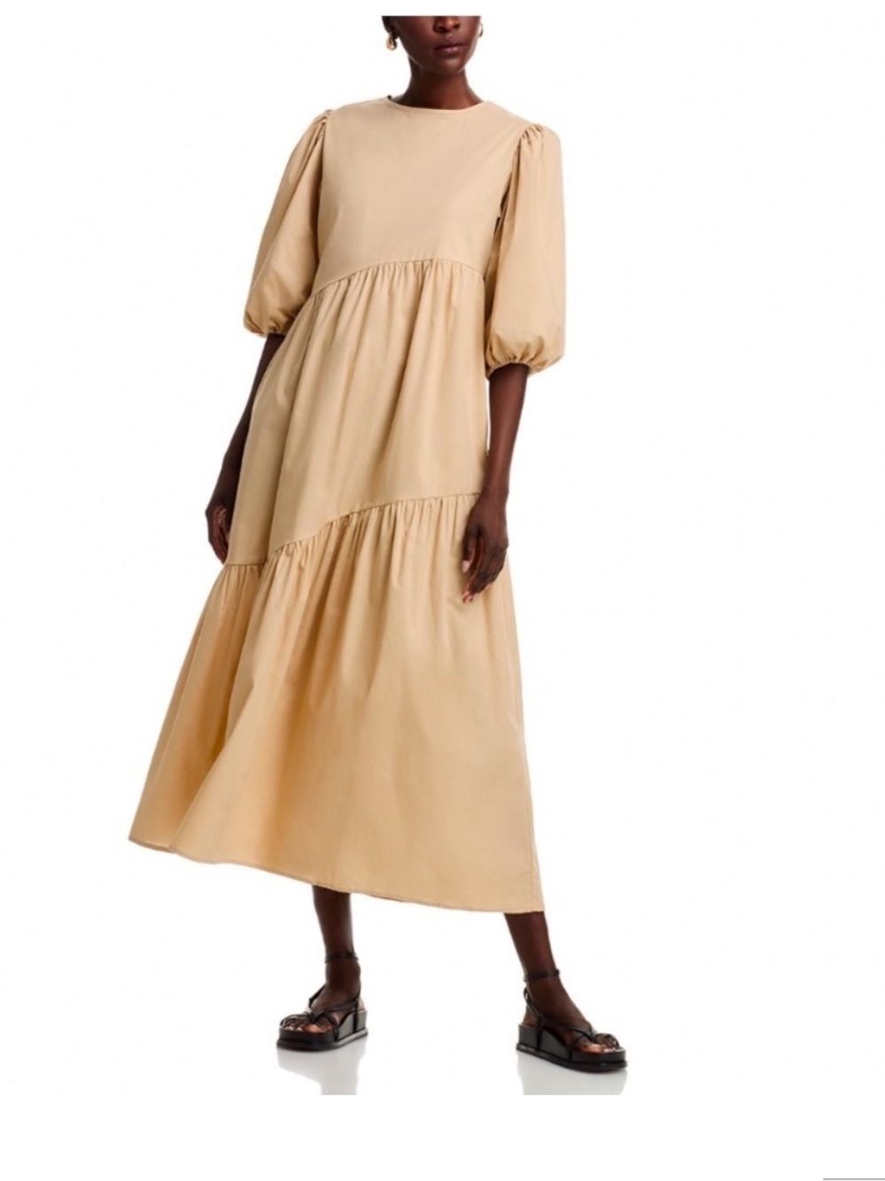 NWT The Lulo Project Armenia Dress in Camel